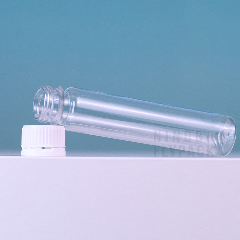 Long thin Clear Cough Syrup Oral bottle 30ml PET clear Liquid Medicine With Tamper Proof Lid - Image 4