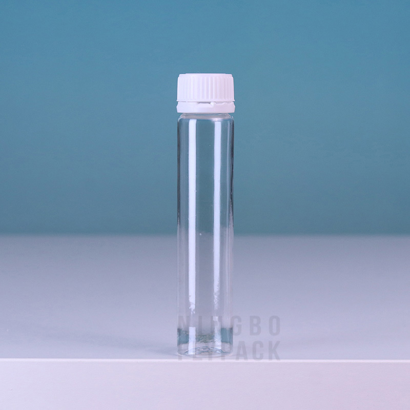Long thin Clear Cough Syrup Oral bottle 30ml PET clear Liquid Medicine With Tamper Proof Lid - Image 3