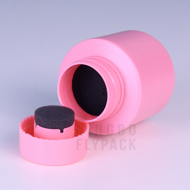 Cosmetic liquid 80ml empty nail polish remover with sponge inside with custom printing - Image 4